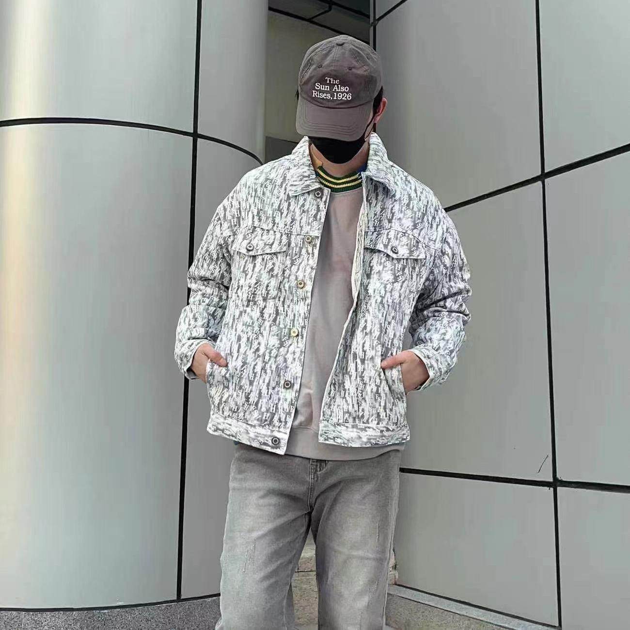 春秋季牛仔衬衫男装2025新款青少年高中初中学生衬衣潮牌休闲外套,男装,牛仔外套,淘宝优惠券,粉丝福利购,淘宝优惠卷