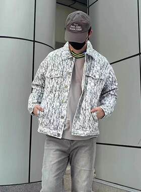 春秋季牛仔衬衫男装2025新款
