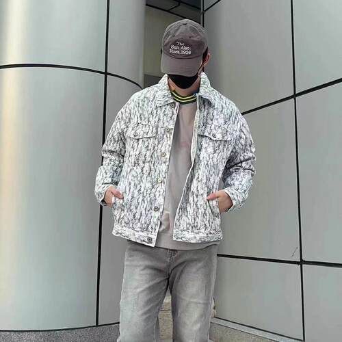 春秋季牛仔衬衫男装2025新款