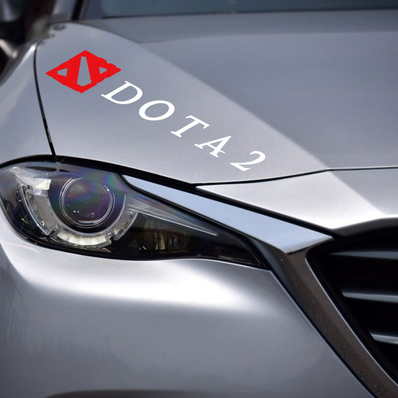 dota2刀斯林ti10战队标志车贴刀塔云玩家经典励志汽车油箱盖贴纸