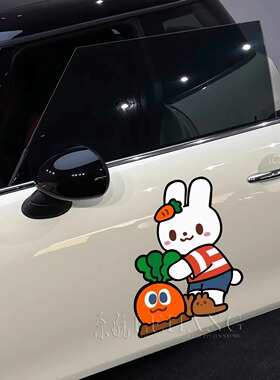 五月天WMLS纯真兔装饰贴粉丝应援汽车电动车改装MOJO彩绘痛车贴纸