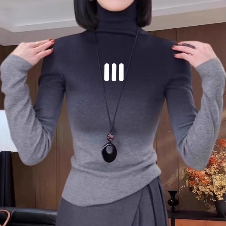 法式高领套头毛衣女秋冬季修身紧身软糯内搭保暖堆堆领针织打底衫,女装/女士精品,毛针织衫,淘宝优惠券,粉丝福利购,淘宝优惠卷