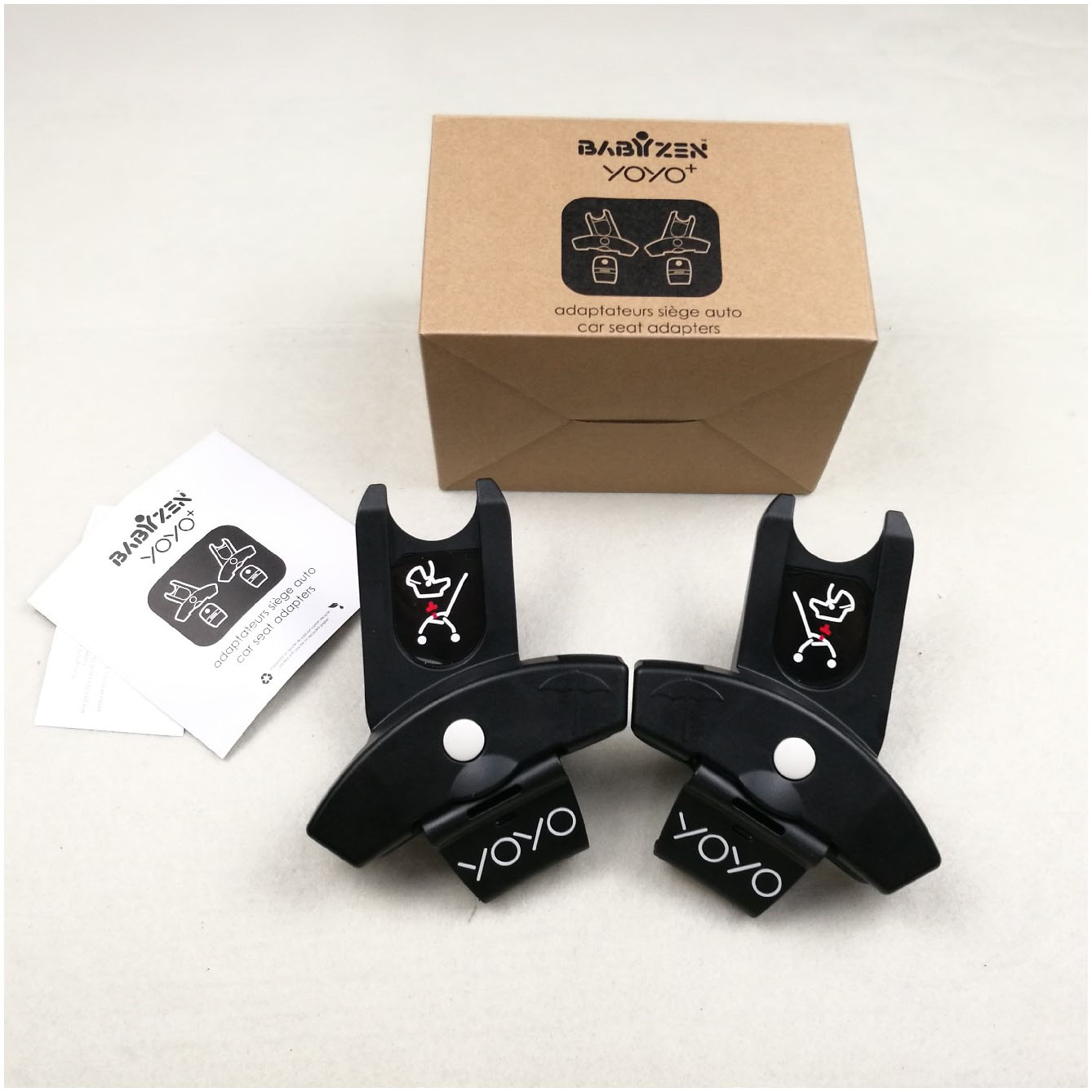 现货欧洲新款Babyzen yoyo+婴儿推车原装提篮适配器转换器