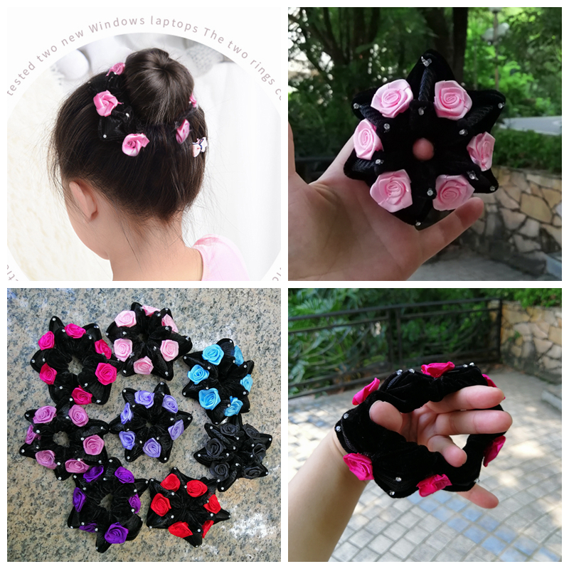 韩国女童跳舞隐形公主头发网