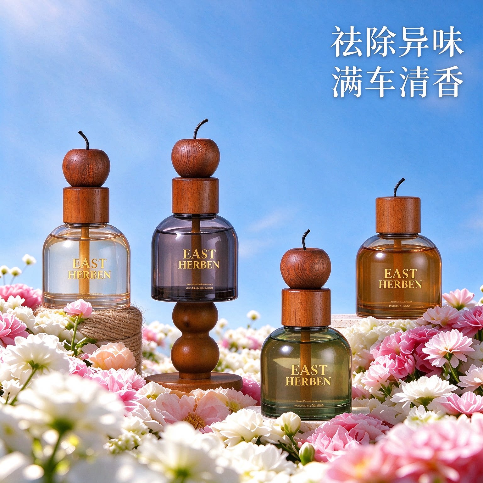 苹果无火香薰车载除味