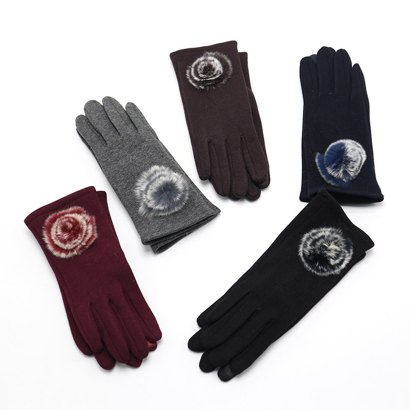 触屏手套女秋冬季韩版可爱毛球加绒加厚保暖学生骑行户外防风发批,服饰配件/皮带/帽子/围巾,手套,淘宝优惠券,粉丝福利购,淘宝优惠卷