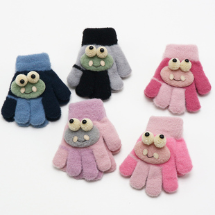 宝宝手套五指婴幼儿春秋薄款防寒可爱男孩保暖幼童儿童冬季小童
