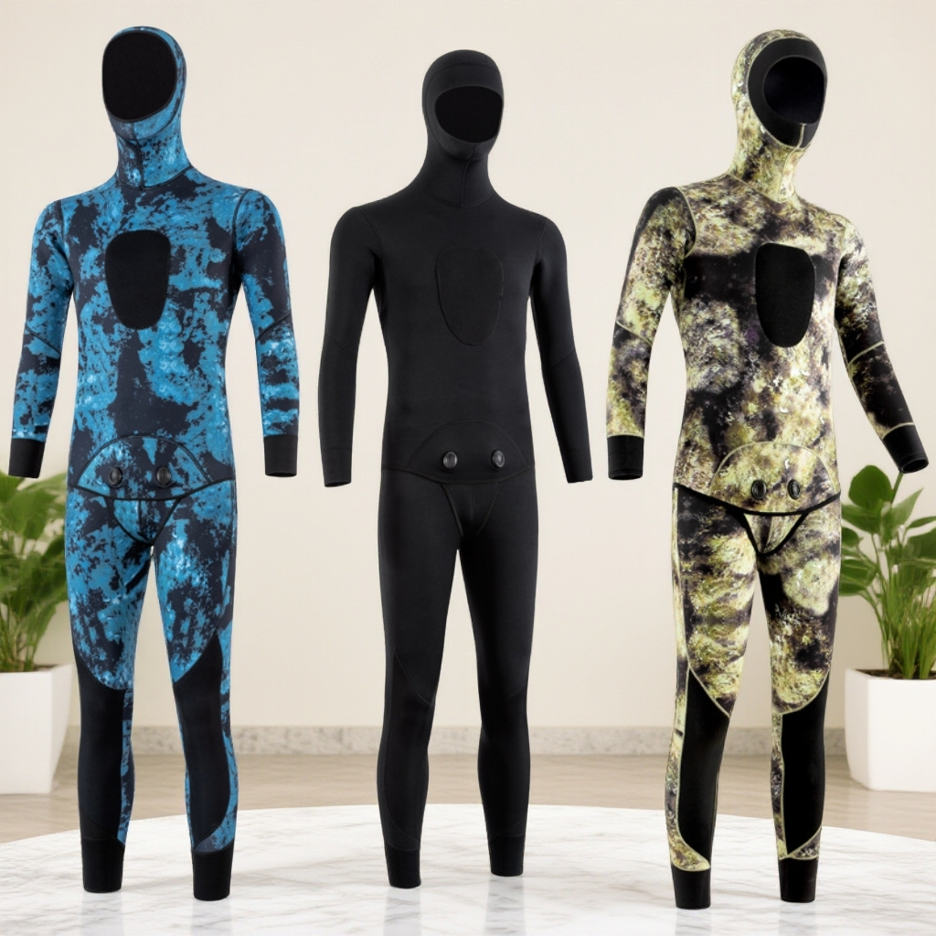 专业防寒保暖连体3/5mm潜水服男女通用适合深潜浮潜猎渔服潜水衣