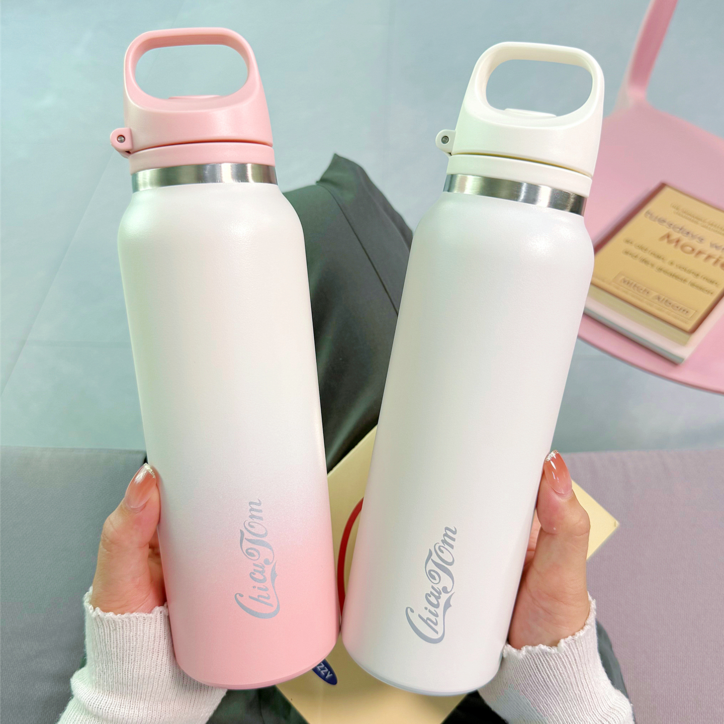 高颜值水杯运动水壶户外旅行杯子