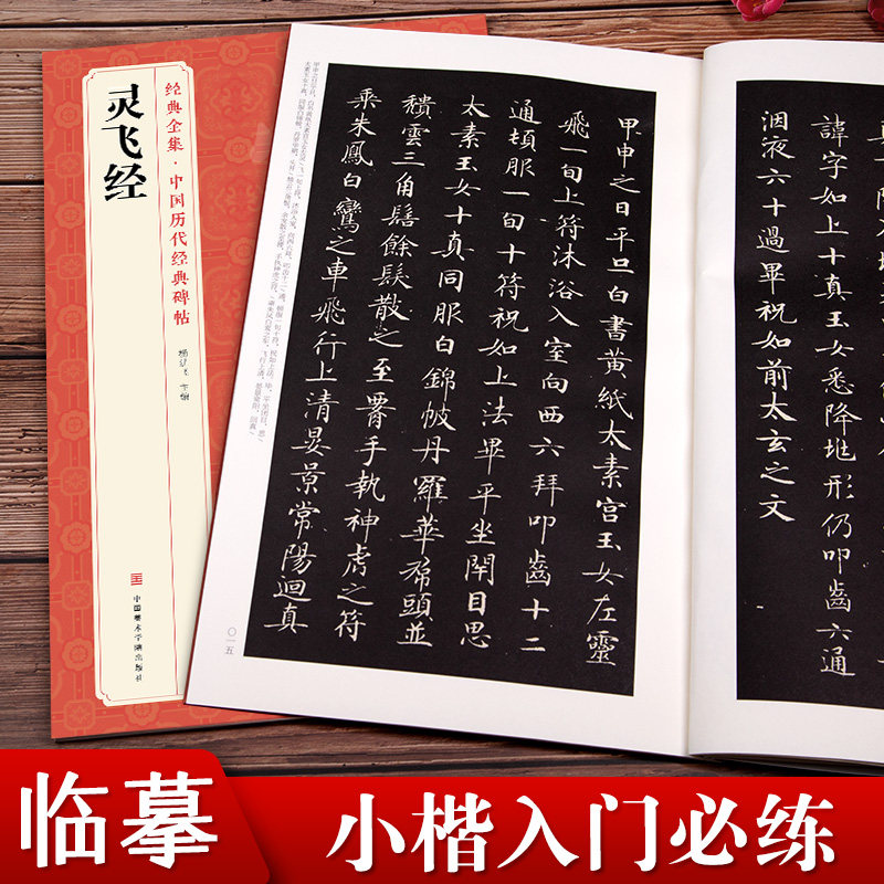 灵飞经 杨建飞主编 中国历代经典碑帖 唐代著名小楷 中国毛笔字书法