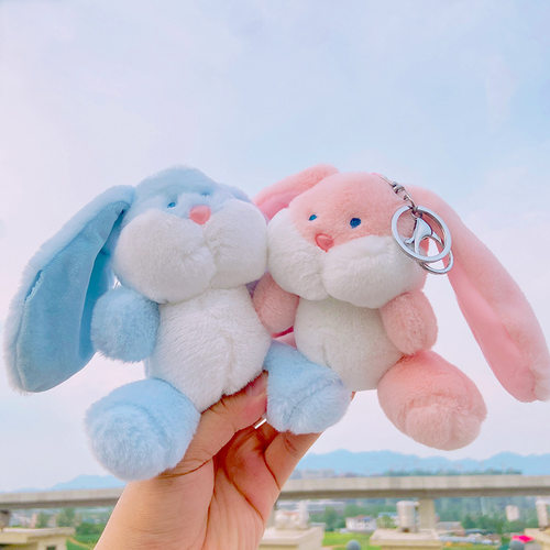 可爱兔子摆摊小商品地摊货娃娃女生礼物书包挂件玩偶毛绒玩具