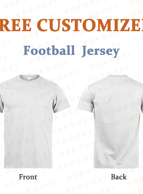 Free Customized Football T-Shirts Crewneck Men Jersey Tops