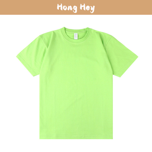 250g Cotton T-Shirts For Men Short Sleeves Casual Tops Women