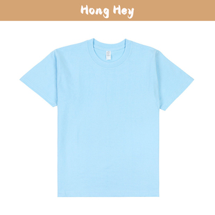 250g Cotton T-Shirts For Men Short Sleeves Casual Tops Women