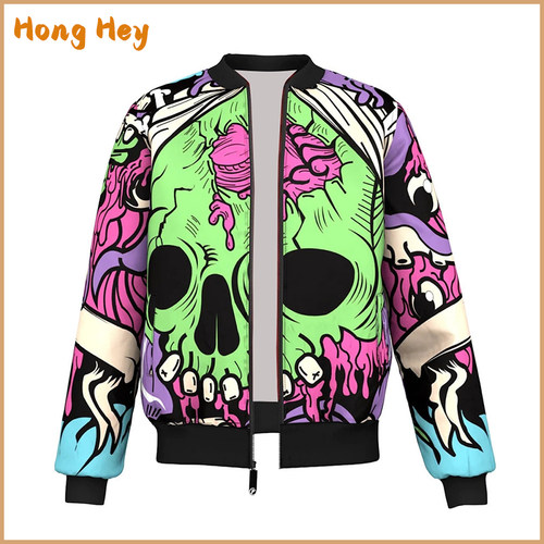 骷髅头夹克男款春秋女性夹克