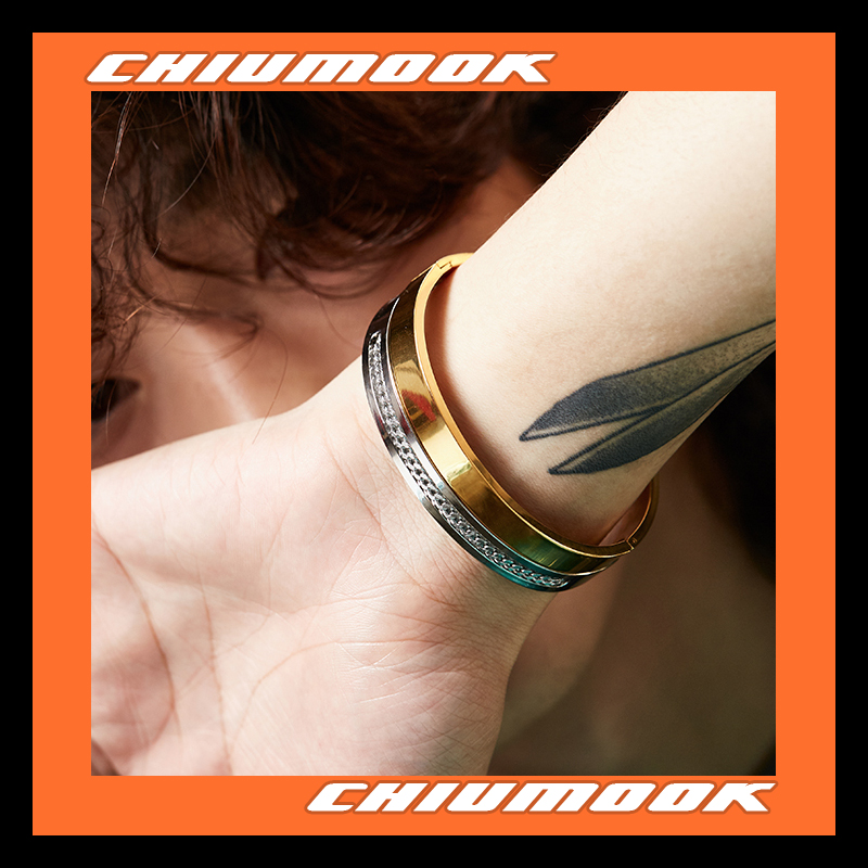 ROAD 钛钢铁链手镯