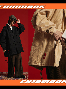 OSCILL 军事复古M65夹克 鱼尾风衣工装外套