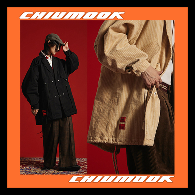 OSCILL 军事复古M65夹克 鱼尾风衣工装外套