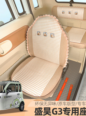 盛昊F3G15G2G3雷迈G6G7NOMI电动车三轮车座套全包座垫四季通用