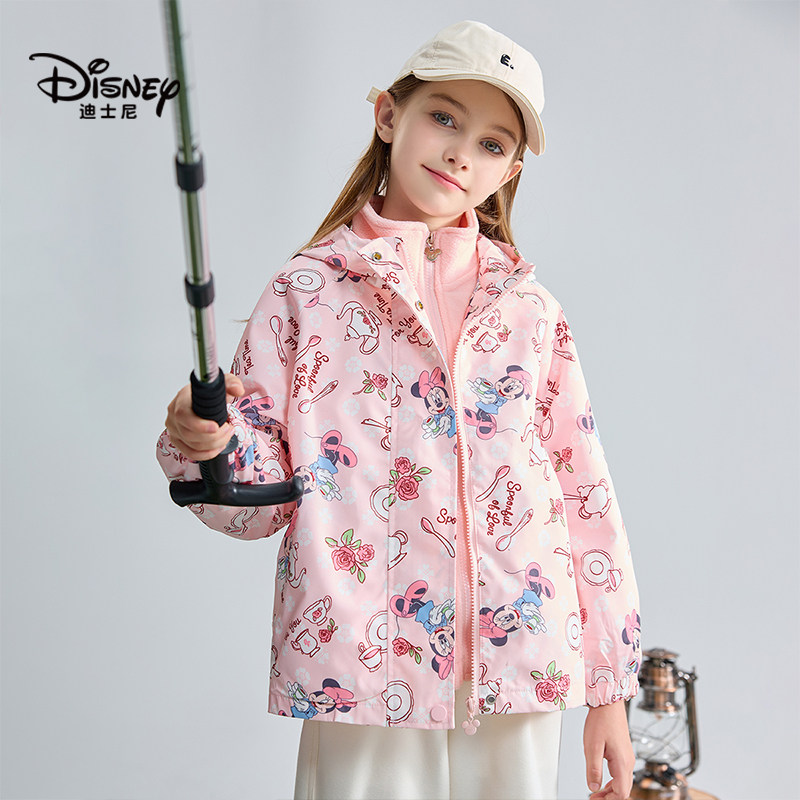 Disney迪士尼保暖防风女童冲锋衣
