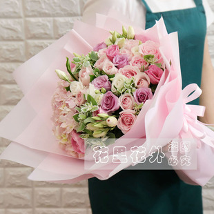 北京同城速递鲜花送生日花束长辈祝福探望慰问爱人