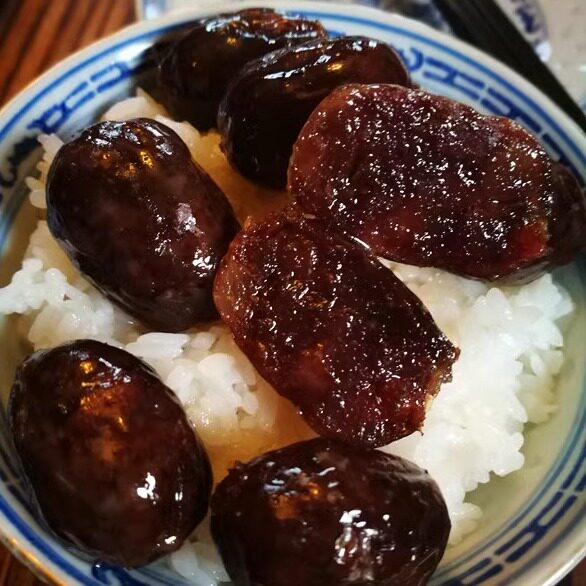 沈爷的宝贝私人订制肥瘦5:5香肠爆浆酒香黑蒜小肉弹500g/袋*2袋