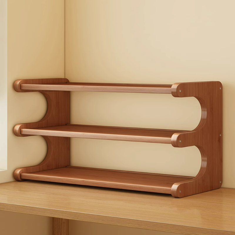 桌面书架置物架办公室桌上收纳架简约储物台面家用多层水杯小架子