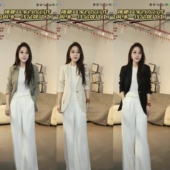 x2042一粒扣精纺羊毛西装 芳芳力荐