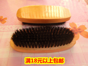 包邮 猪鬃毛皮鞋刷鞋刷擦 皮革上油抛光除尘刷鞋工具 旦形刷子