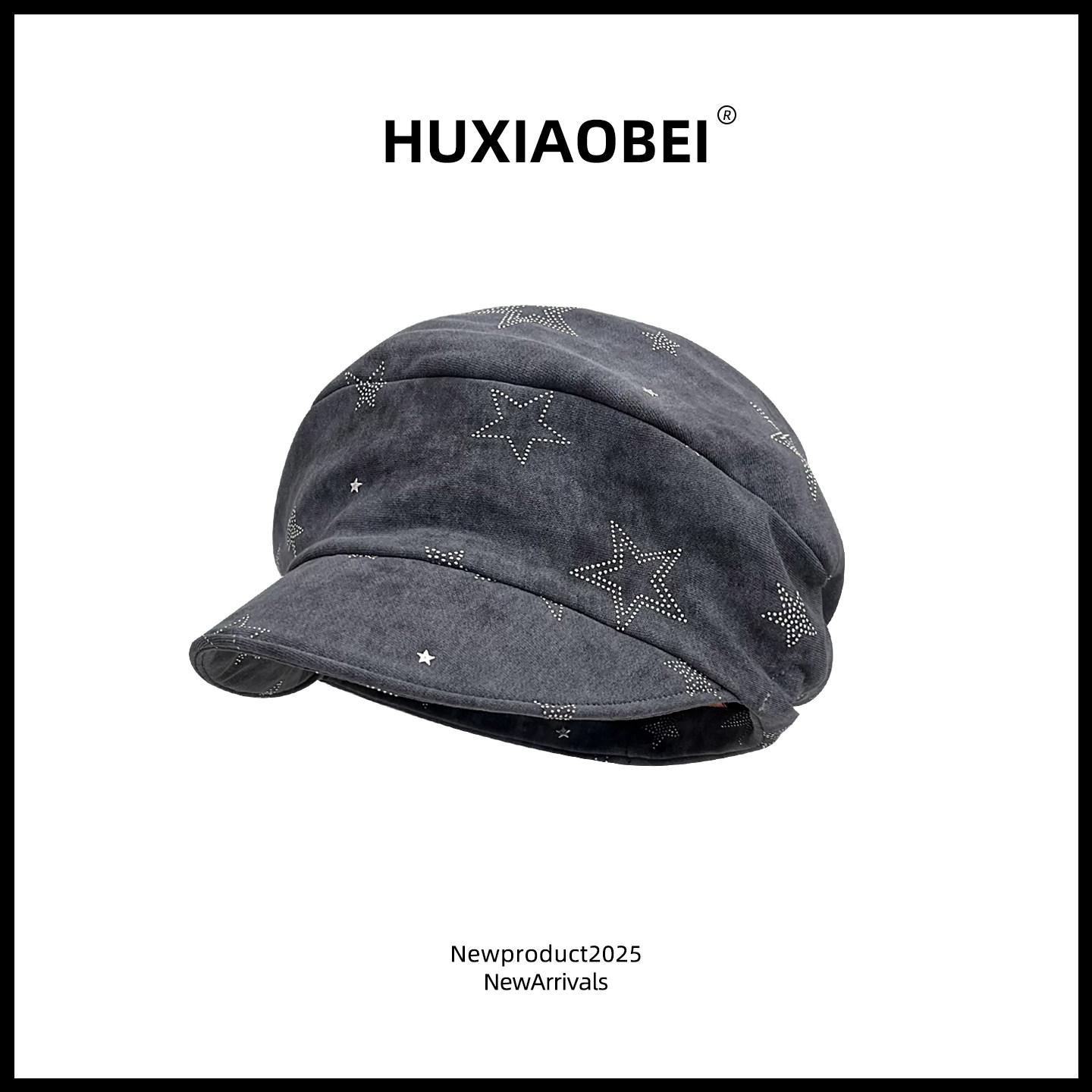 日系复古星星花纹软檐贝雷帽女春夏出游y2k显脸小休闲百搭八角帽,服饰配件/皮带/帽子/围巾,帽子,淘宝优惠券,粉丝福利购,淘宝优惠卷