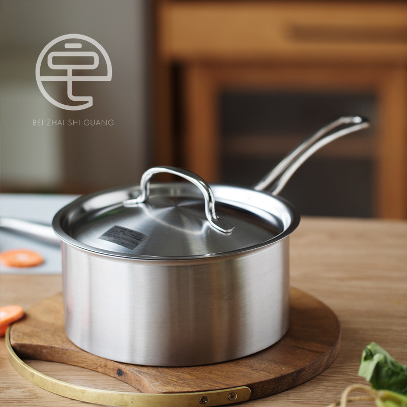 日本原裝進口吉川不銹鋼小奶鍋