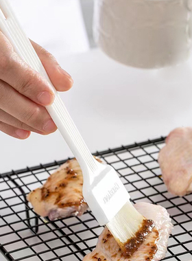 日本TIGERCROWN CakeLand白色毛刷面包烘焙工具刷油刷蛋液刷子