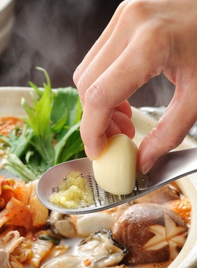 好材质，好设计，锋利持久！日本不锈钢研磨勺子磨姜磨蒜泥调味勺