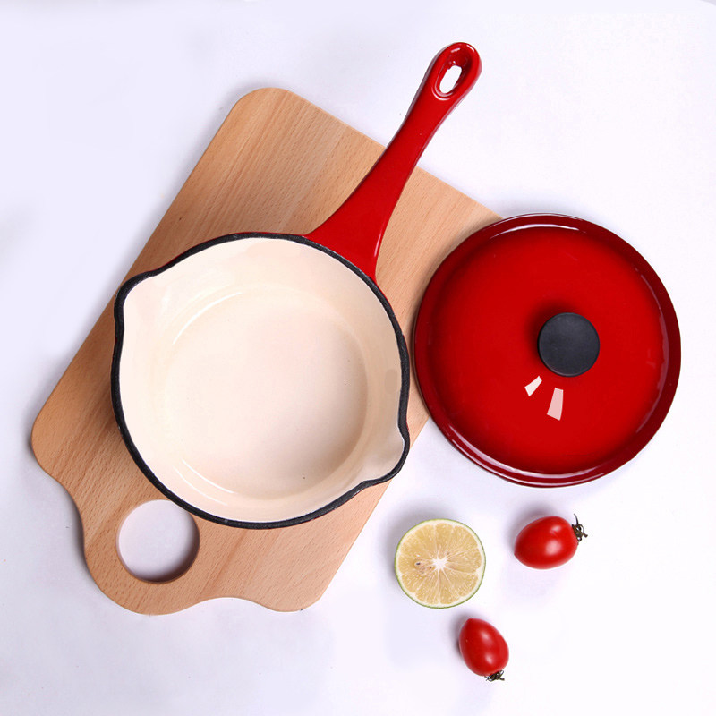 德国进口小牛奶锅搪瓷陶瓷汤锅 婴儿奶锅不粘锅 宝宝辅食锅无涂层