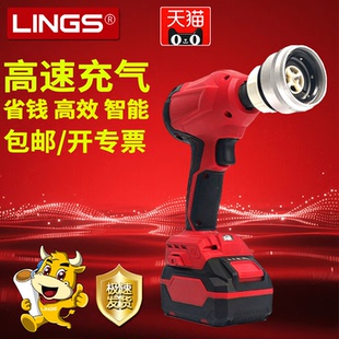 金雪球T800集装箱充气袋 大小气阀专用充气枪锂电池充电充气工具