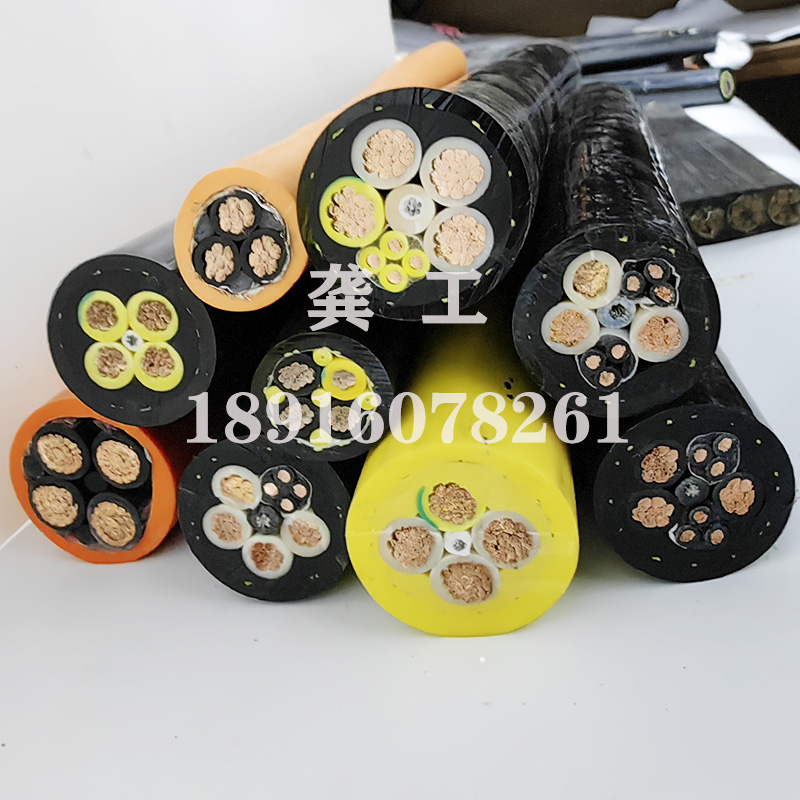 PUR双护套RLR/YET垃圾吊抓斗电缆