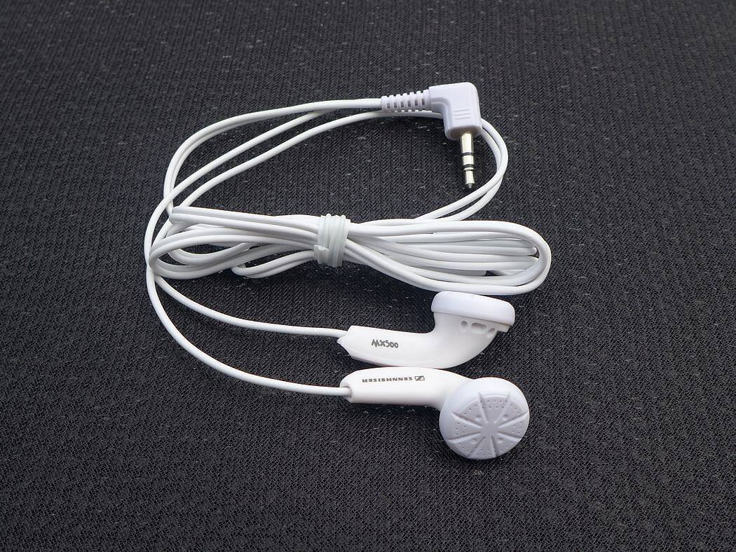 森海塞尔白色mx500耳机  稀有的白色 原装正品 收藏佳品 包邮