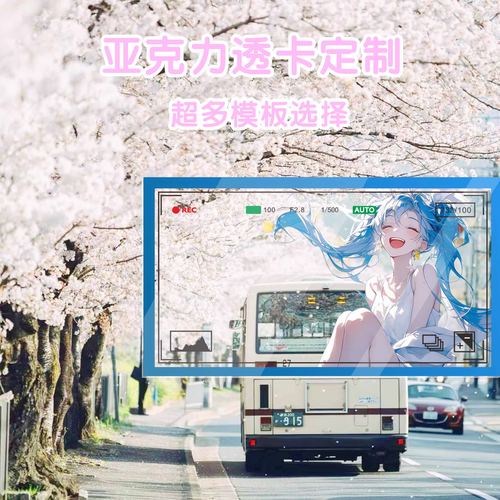 透卡拍立得小卡物料动漫周边