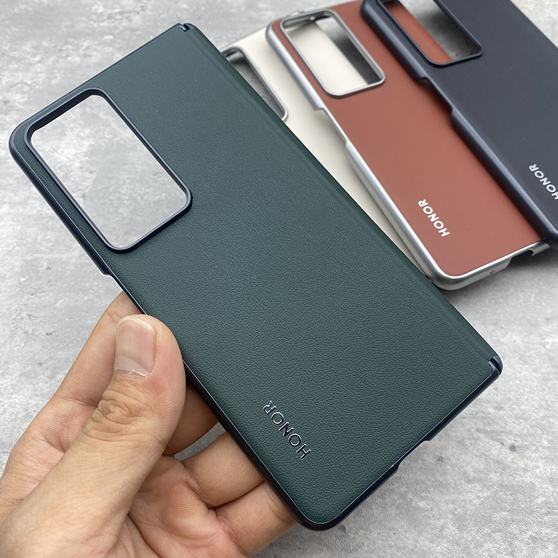 荣耀vs2素皮简约中轴磁吸手机壳