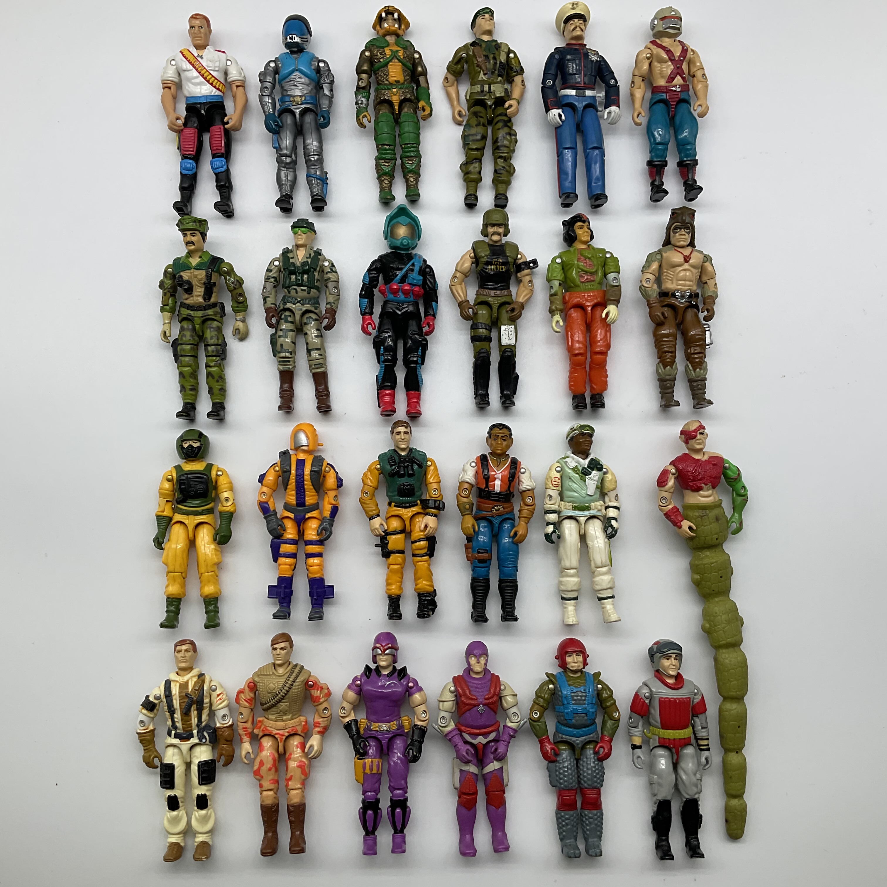 25.10.18 特种部队GIJOE老版 散人 兵人 皮筋人 霹雳人 特价 3.75