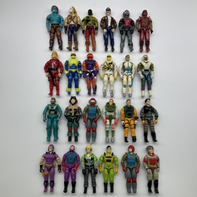 25.11.27 特种部队GIJOE 老版 散人 兵人 皮筋人 霹雳人 特价1