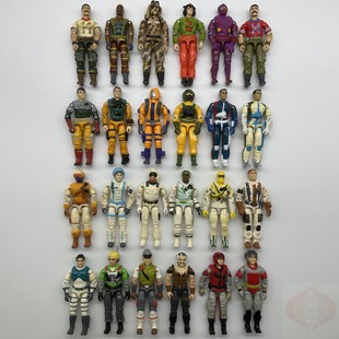 25.12.28 特种部队GIJOE 老版 散人 兵人 皮筋人 霹雳人 特价1