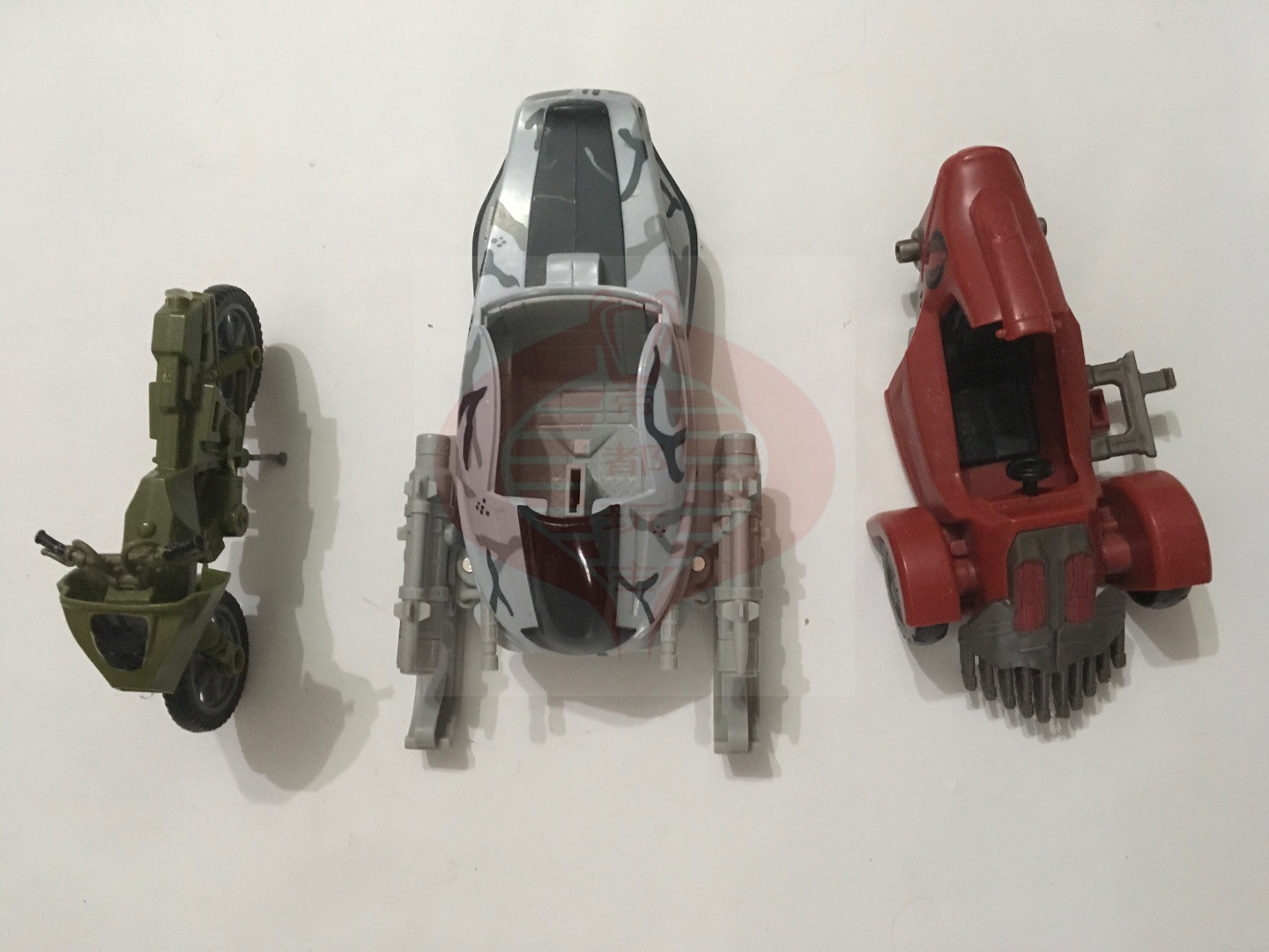 三个载具(不全) 打包 ROC 25周年 3.75 GIJOE 特种部队 19.3.18