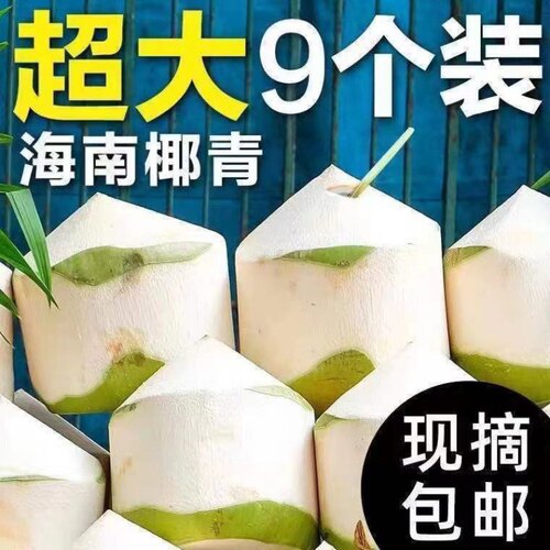 椰汁新鲜椰青水果！浓郁奶香
