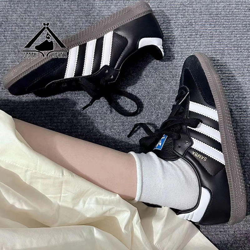 保税仓Adidas originals SambaOG 防滑减震低帮 板