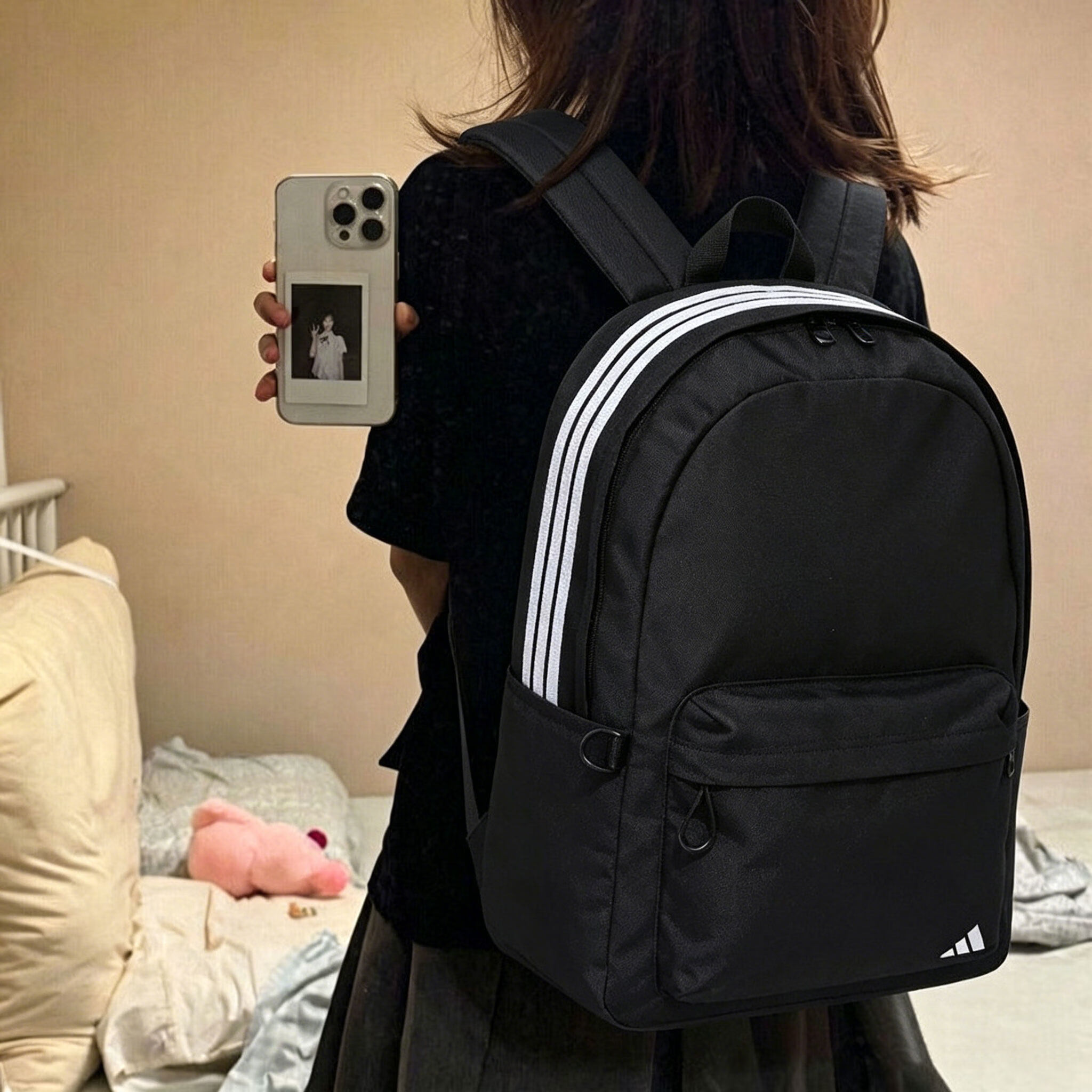Adidas/阿迪达斯双肩背包男包女包 26夏季新款户外通勤包旅游包