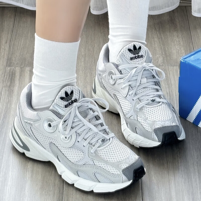 Adidas/阿迪达斯女鞋 26夏秋新款厚底网面老爹鞋跑步鞋运动鞋