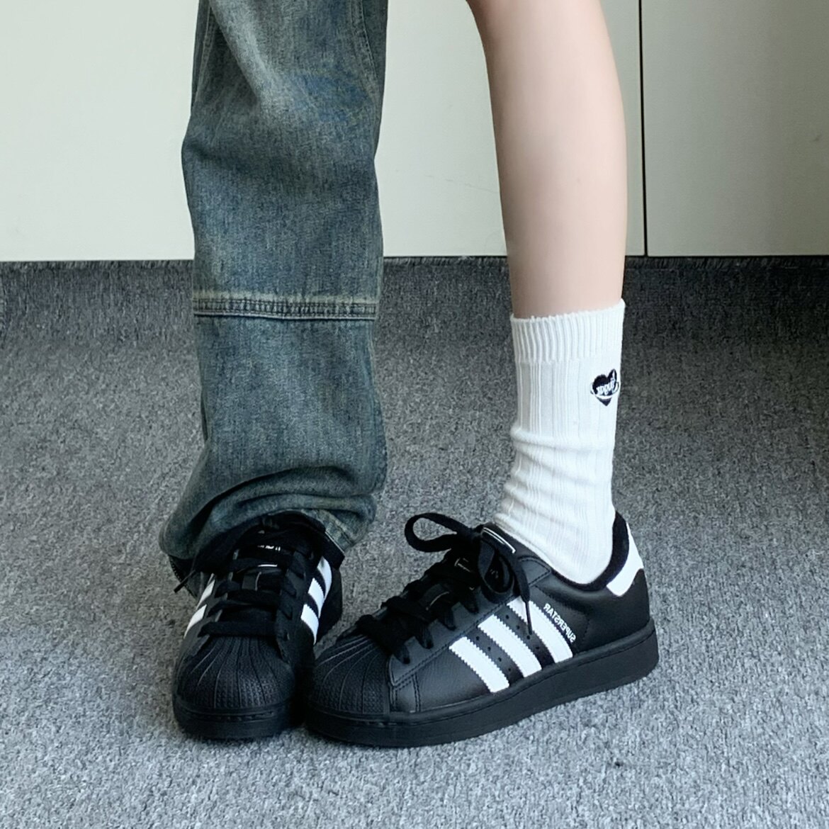 Adidas/阿迪达斯板鞋女鞋 26新款三叶草贝壳头休闲鞋 舒适运动鞋