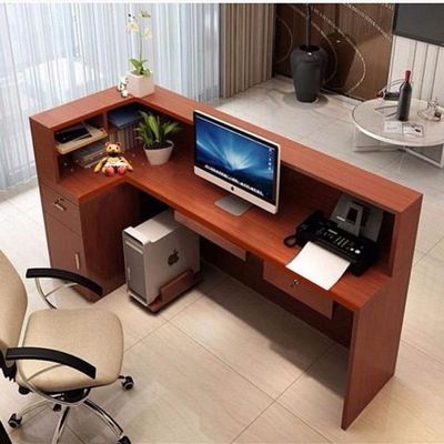 转角收银台公司前台饭店吧台服装奶茶店美容院柜台接待台