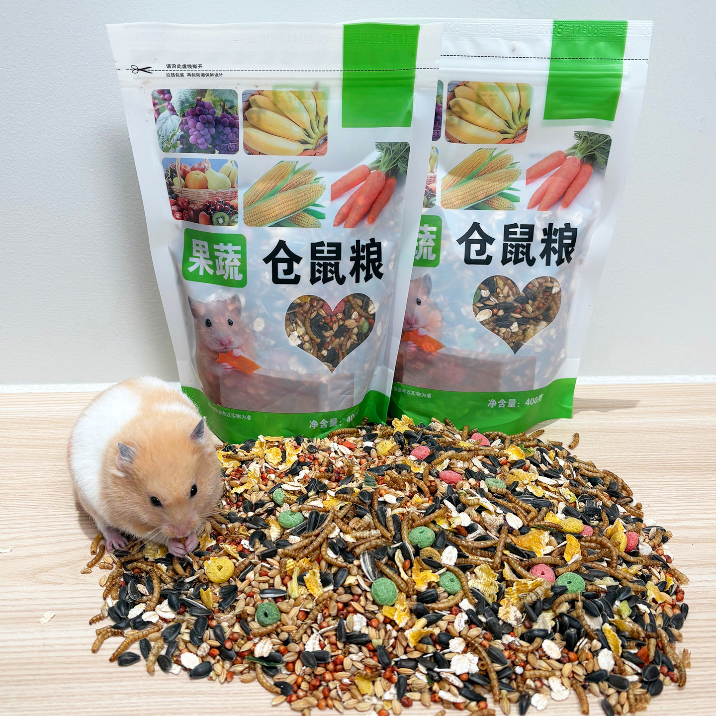 鑫悦宠果蔬五谷助消化美毛仓鼠粮图片